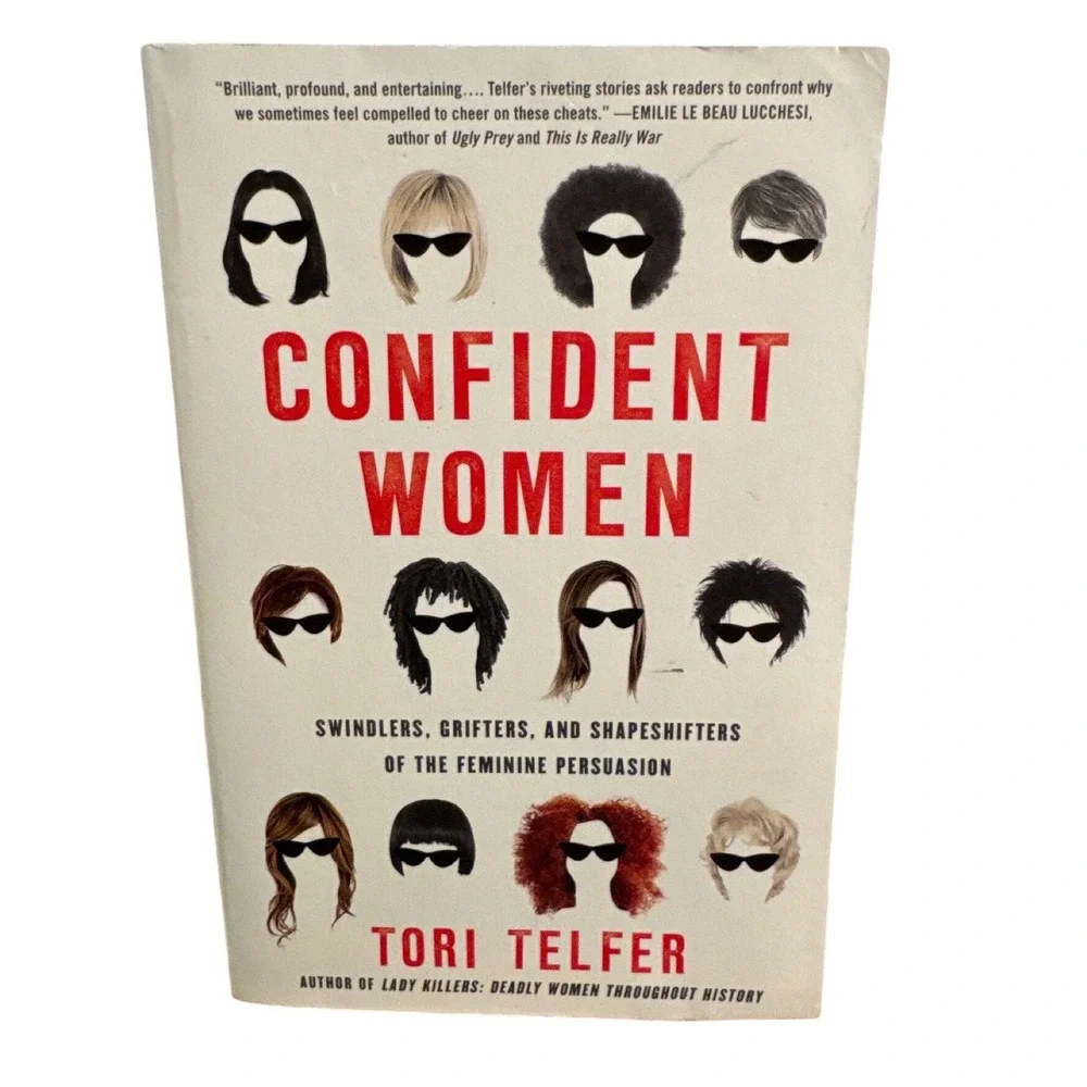 Confident Women Tori Telfer True Crime Paperback Book First Edition 2021